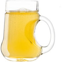 Stölzle Lausitz Mostkanne Birne Trinkgläser Set 500 ml / 6er Set Gläser mit Henkel/Glaskrug geeignet als Limonadengläser, Bowlegläser, Eistee Gläser, Weinschorle Gläser und für Obstweine