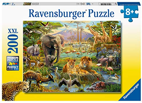 Kinderpuzzle 200 XXL Teile - Tiere in der Savanne