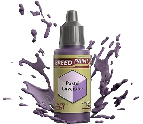 The Army Painter Speedpaint Pastel Lavender 2.0, Peinture Acrylique Unique 18ml Solution De Peinture à Une Couche Pour Figurines Comme Warhammer 40k et Dungeons and Dragons.