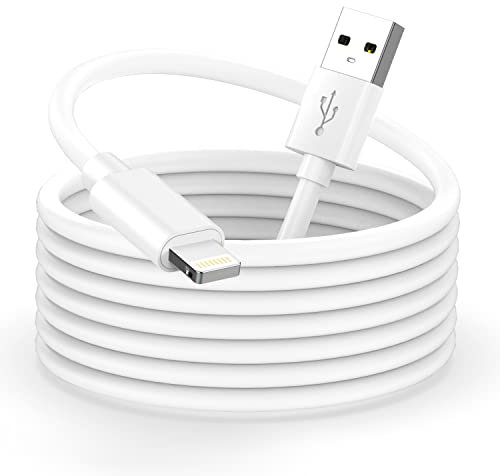 Cable Cargador Original 3M Largo [Certificado Apple MFi] Cable Lightning USB Cable Apple Carga Rapida para iPhone 14 13 12 11 Pro Max XS XR X 8 7 6s 5 SE iPad