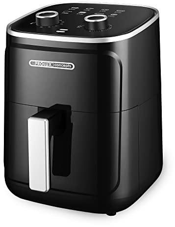ProLux Concepts 4.5L Air Fryer Oven Cooker with Rapid Air Circulation for Healthier Cooking with Less Fat | 1400W Single Basket 4.5 Litre Capacity Manual Controls with 30 Minute Timer