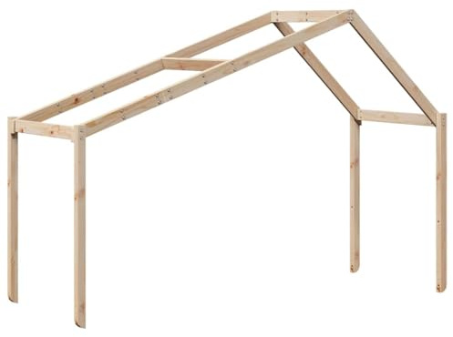 vidaXL Toit de lit pour Enfants 213x85,5x144,5 cm Bois de pin Massif