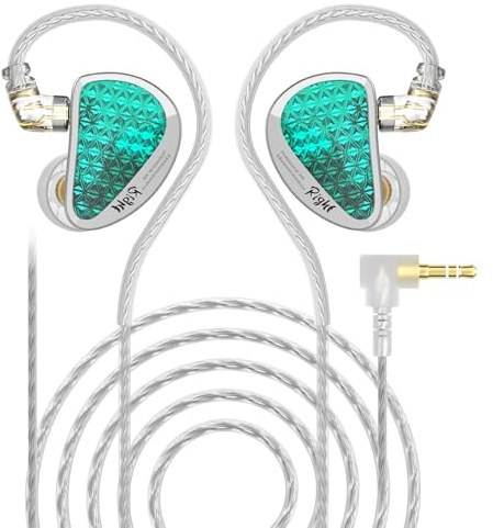 KEEPHIFI KZ AS16 PRO IEM auricolari In Ear,4*31736 BA e 2*29689 BA e 2*22955 BA HIFI In Ear monitor Cuffie cablate,PCB Divisione di frequenza elettronica,cuffie da 20-40kHz per musicisti e gaming