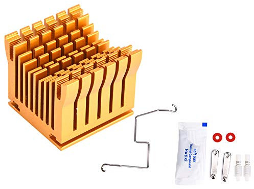 Disipador de aluminio de para la placa de alimentación de circuito impreso 43x40x36 mm