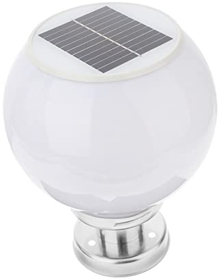 FUTUREORYY Luz Solar Decorativa para Jardín Lámpara de Poste Solar para Iluminación de Paisaje Luz Cálida para Patio y Instalación
