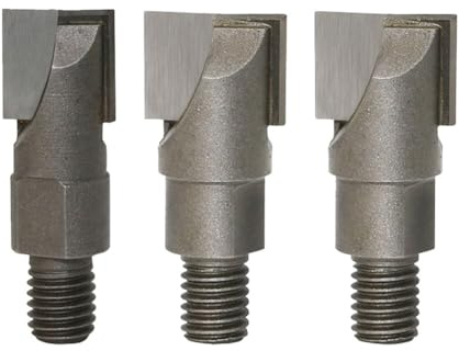 3pcs CNC Bottom Cleaning Router Bit Set for Slotting Wooden Door Locks