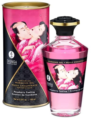 SHUNGA Huile Chauffante Emotion de Framboise 100 ml