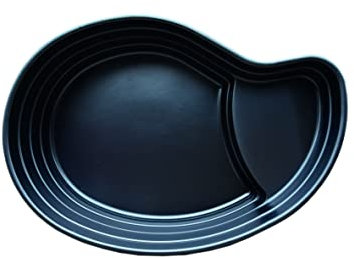 Giardini d'Acqua Laghetto da Giardino Nero MOD Vittoria Lt 750 Stagno Preformato Nero Vasca Piante Pesci Koi DIY