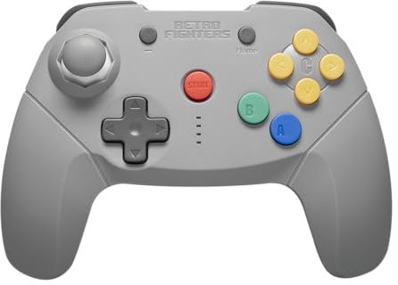 Retro Fighters Brawler64 Nintendo Switch Wireless Bluetooth NSO Edition Grey