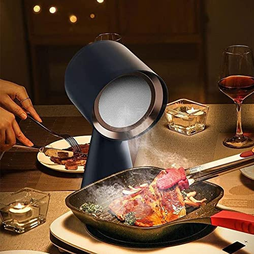 MNSSRN High-Power Small Smoker, 2m³/min Strong Suction, Elevation Angle Adjustment, Washable, Household Kitchen Hot Pot Barbecue Smoker