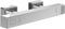 Termostato de ducha Universal Taps & Fittings de Villeroy & Boch, grifería de ducha con protección térmica y bloqueo de seguridad a los 38°, mezclador de ducha empotrado, rectangular, cromado