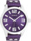 Oozoo - Timepieces Damen Uhr metallic Purple | Armbanduhr Damen mit Lederarmband | Moderne Uhr für Frauen - Edle Analog Damenuhr in rund C1080 (46mm)