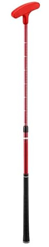 Putt2Win Adjustable Golf Putter - Junior Extendable Shaft Putter For Kids & Adults Mini Putt Golf & Putting Games. Right or Left Handed Extendable Shaft Childrens Golf Putter Golf Gift (Red, 1)