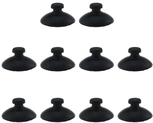 ZZHXSM 10PCS Black Plastic Aquarium Suction Cup Clips 20mm Fish Tank Water Light Suction Cup Holder for Aquarium Aerated Filtration and Aeration of Air Fish Tank
