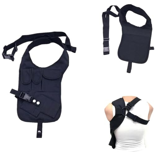 ProWildGear Outdoor nascosto pistola pistola fondina escursionismo ascellare spalla borsa a tracolla