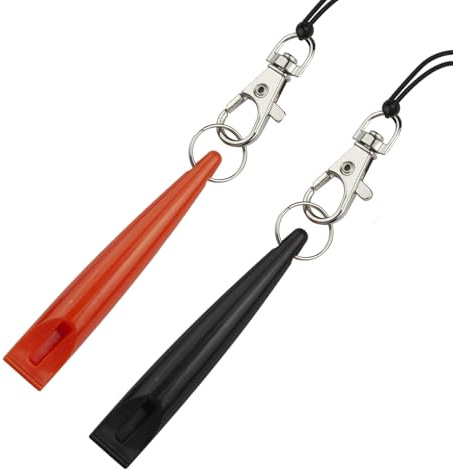 Confezione da 2 pipe per cani, fischietto per cani per fermare l'abbaiamento del cane vicino, aiuto educativo per cani, fischietto professionale per allenamento di cani, con cordino