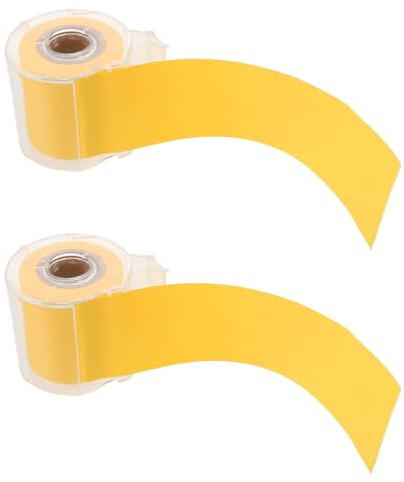 Gadpiparty Rollo de Notas Adhesivas Autoadhesivas 2 Unidades Color Naranja, Bloc de Notas Adhesivo para Oficina, Hogar y Escuela, Papel Adhesivo para Recordatorios y Mensajes Rápidos