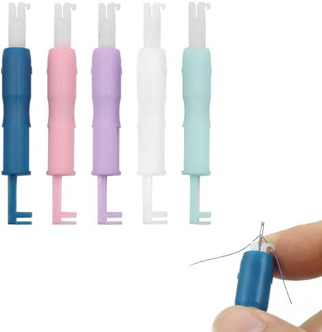 LYQNIHOB 5pcs aides à l'enfilage de l'aiguille pour machine à coudre Enfile-aiguille rapide Enfile-aiguille à coudre Outil d'enfile-aiguille en plastique pour machine à coudre Outil, Outils De Couture