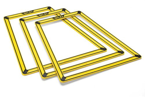 SKLZ Pro – Einfaches Trapez Agility Trainer. Set von 10, Gelb-Schwarz, one-Size