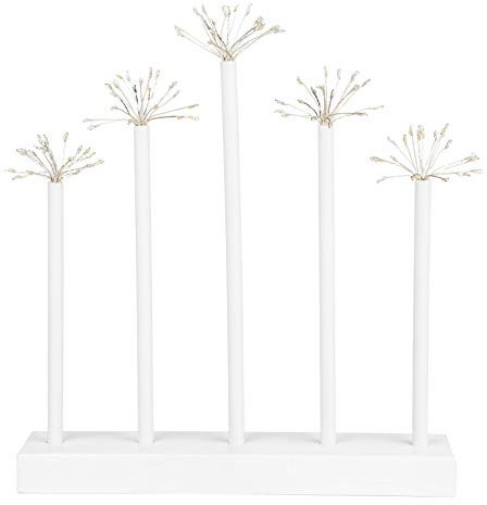 Arco di Natale con effetto stellato, 100 LED, decorazione per finestra, decorazione dell'Avvento, decorazione natalizia