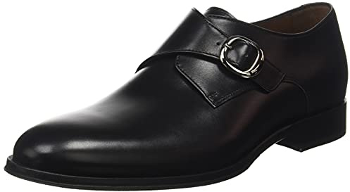 Lottusse L7024 Hebilla, Hombre, Negro, Ebony Negro, 42.5EU (8½)