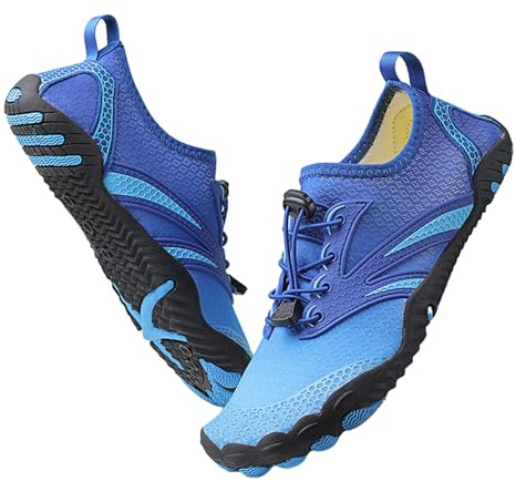 FANSU Chaussures Aquatiques Femme Homme, Étoile de mer Motif Montantes Chaussures de Plage Antidérapant Respirant Chaussures de Natation, Léger Chaussons Sport Chaussette Aquatique