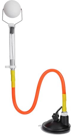 Ping Pong Trainer, 6,5x29cm/2,56x11,42 Zoll PVC PingPong Trainingsgerät Rapid Rebound Verstellbarer Tischtennis Trainer Tischtennisball Sucker Training Ping Pong Bälle Ausrüstung Für drinnen draußen