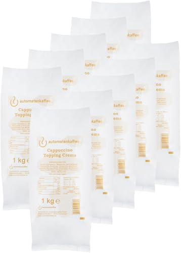 Cappuccino Topping Crema mit 52% Milchanteil | Automatenfähiges Milchpulver | 10 x 1000g
