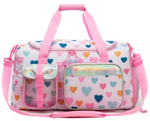 Zaino Piscina Bambina Borsone Palestra Bambina Duffel Bag Borsa Weekend con Scomparto per Scarpe