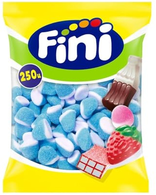 Golosinas Surtidas – Bolsas 250 Unidades | Chuches Por Mayor para Fiestas, Cumpleaños y Eventos | Sin Gluten (Besos Azules 250u)