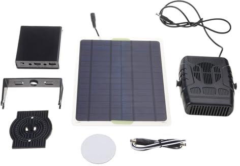 Riscaldatore a energia solare di dimensioni compatte per pollai, serre e cucce per cani, riscaldatore per serra