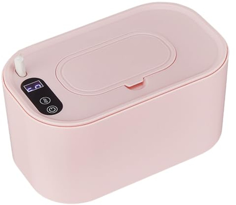 Calentador de toallitas para bebés, dispensador de toallitas para bebés portátil ajustable de 40-60 °C con pantalla LED, calentador de silencioso USB para el hogar del coche, 7, 9x4, 5x3, 9 pu