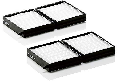 MANN-FILTER CU 2033-2 Innenraumfilter – Kabinenluftfilter Satz (2er Set) – Für PKW