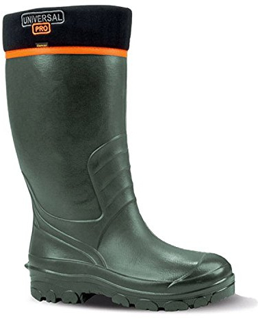 demar. Bottes en caoutchouc EVA légères doublées Bottes thermiques Universal Pro, vert, 43 EU