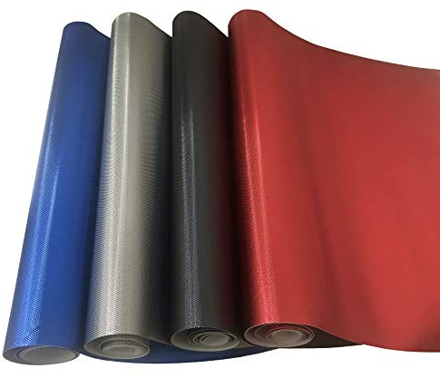 RHP Alfombrilla decorativa para cajones, alfombrilla multiusos, antideslizante, antibacteriana, multiusos, 45 x 150 cm, color negro