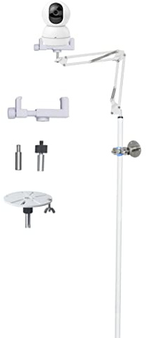 Fotoleey Support au sol pour téléphone portable, babyphone, caméra de surveillance, compatible avec Nanit Pro Smart, Kasa, VTech, Owle, Owlet Cam 2, Nooie invidyo, SwitchBot, BJS Cubo Ai Plus