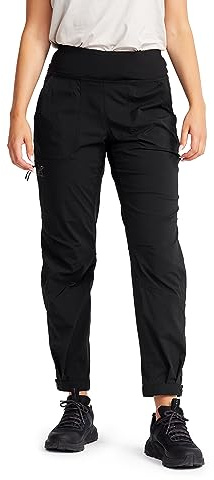 RevolutionRace Dam Breezy Outdoor Pants, Ventilerande Lättviktsbyxor för Utomhusaktiviteter, Black, XXL