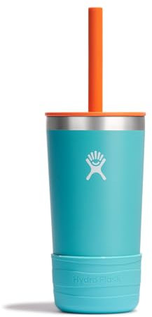 Hydro Flask Kids 12 Oz Tumbler with Straw and Boot Seaspray