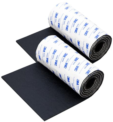 Simpracon Cuttable Felt Furniture Pads with Sticky Backing,40x6 inch Self Adhesive Felt Sheets,Heavy Duty Felts Strip Roll Felts Tape Protect Hardwood Floors No Scratches No Noise