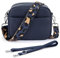 KALIDI Damen Umhängetasche, stylisch Veganem Leder Breiter Gurt Crossbody Schultertasch mit 2 verstellbaren Riemen für tägliches Arbeiten, Einkaufen, Verabredungen, Reisen