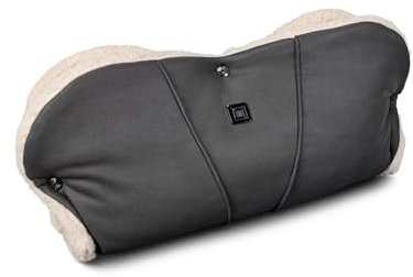 Moon Handmuff Premium & Windel Blaubaer | Passend für Kinderwagen & Buggy | Wasser- und windabweisender Handwärmer mit kuscheligem Innenfutter, | Handschuhe Ideal für kalte Tage | Einfach anzubringen