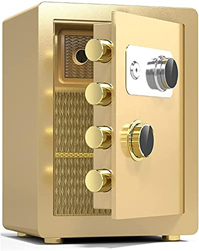 Safe Cajas Fuertes para Documentos a Prueba de Agua a Prueba de Fuego para el hogar Caja de Almacenamiento de Acero Impermeable y contra Incendios con Compartimento para código Secreto, Impermeable y