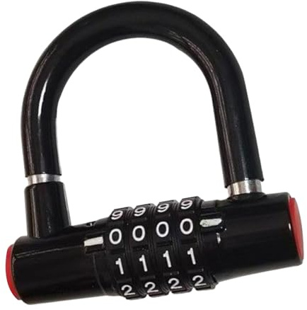 Cable Lock - Digit Combination Padlock | Resettable Padlock with Steel Cables Rope | Waterproof Padlocks | Anti-Theft Bike Wheel Locker for Scooters Motorcycle Garage Travel Camping Backpack Suitcase