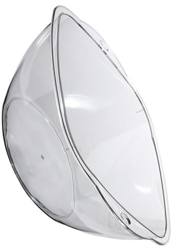 VALICLUD Lavabo Transparent En Plastique Pour Salon De Beauté Moyen Solide Pratique Utilisation Domestique 1 Pièce Nettoyage Visage Gestion Peau