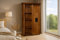 SAM Kleiderschrank Libro, Akazienholz massiv + nussbaumfarben, Kleiderschrank mit Holzschiebetür, 3 Schubladen, Kleiderstange & 7 offene Fächer, Griffe & Reling aus Eisen, 100 x 175 x 45 cm