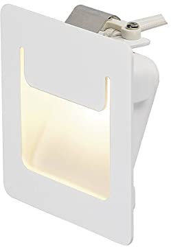 SLV Applique encastrée DOWNUNDER PUR 80/Éclairage mural et plafonnier d'intérieur; spot à LED; lampe encastrée; applique encastrée; projecteur plafond/ 3000K 3;16W 180lm blanc