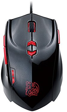Thermaltake Tt e SPORTS Theron Plus Smart 8200 DPI RGB Software Performance Monitoring Laser Gaming Mouse MO-TRP-WDLOBK-06