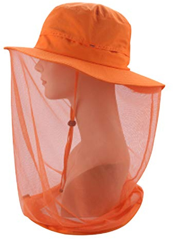 Letuwj Chapeau De Soleil Apiculteur Extérieur Unisexe Orange Taille Unique