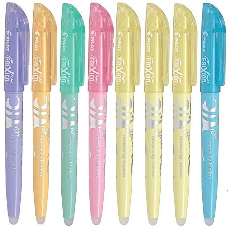 PILOT Set FriXion Light Textmarker (8er pastell)