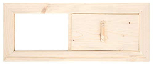 Fdit Hemlock Sauna Lüftungsgitter Lüftungsgitter für Saunaräume Zubehör für Saunaräume MEHRWEG VERPAKUNG